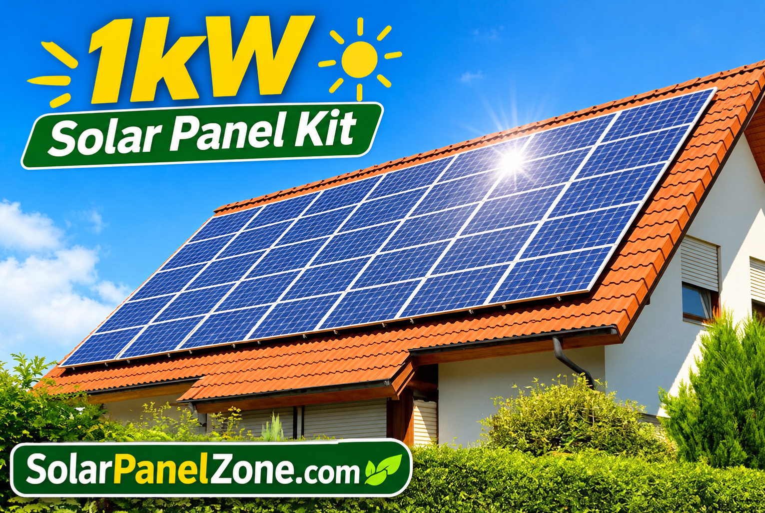 1KW Solar panel kit